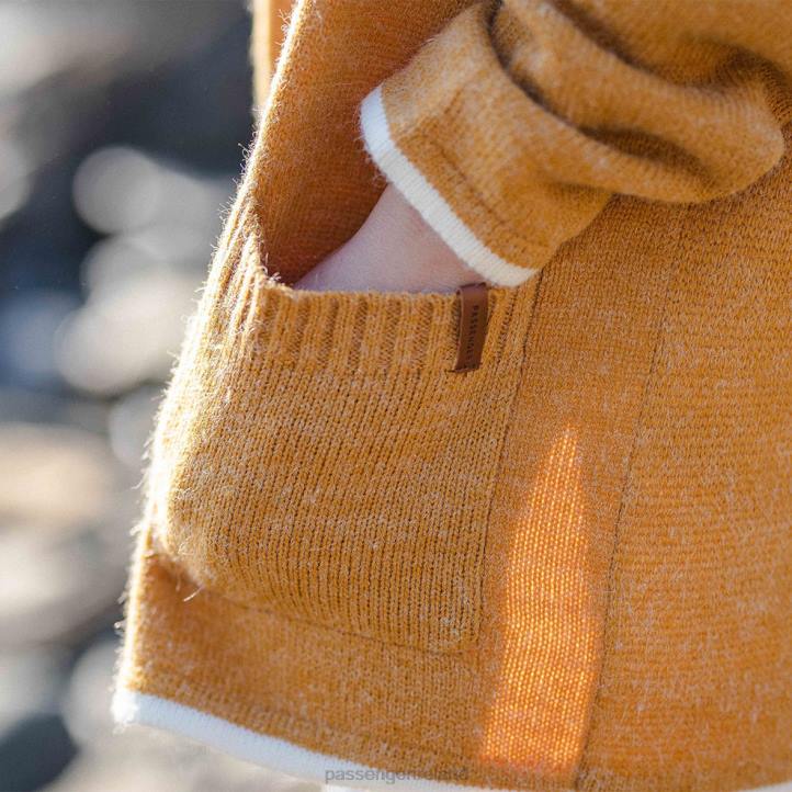 WoClothing Passenger 22N8817 West Coast Cardigan Sunset Yellow Women Yellow