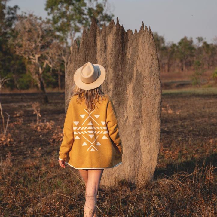 WoClothing Passenger 22N8817 West Coast Cardigan Sunset Yellow Women Yellow