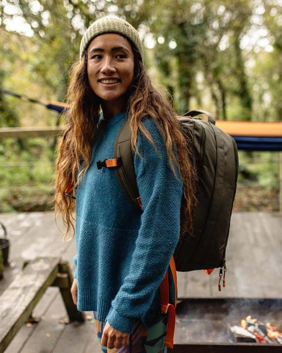 WoClothing Passenger 22N8818 Cove Recycled Knit Jumper Dark Denim Women Denim