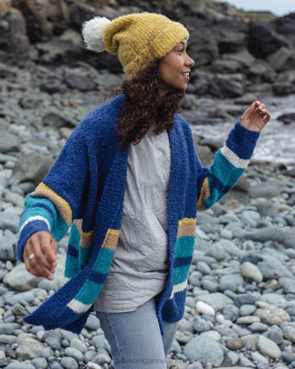 WoClothing Passenger 22N8819 Riverglen Cardigan Dark Denim Women Denim