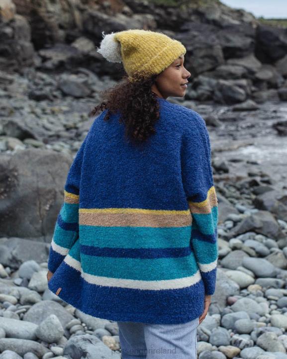 WoClothing Passenger 22N8819 Riverglen Cardigan Dark Denim Women Denim