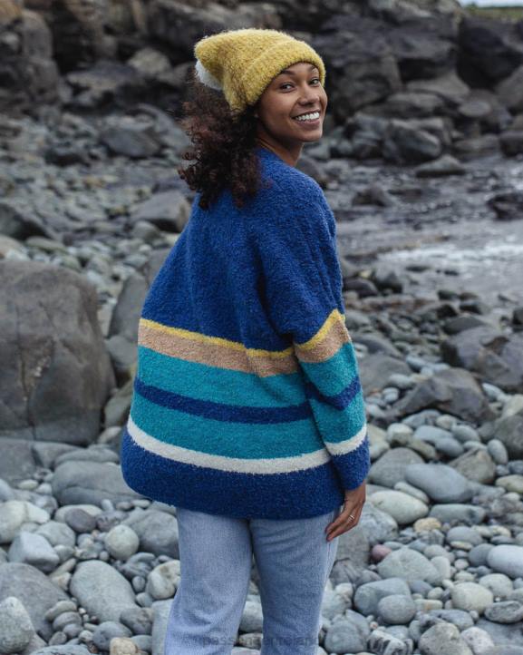 WoClothing Passenger 22N8819 Riverglen Cardigan Dark Denim Women Denim