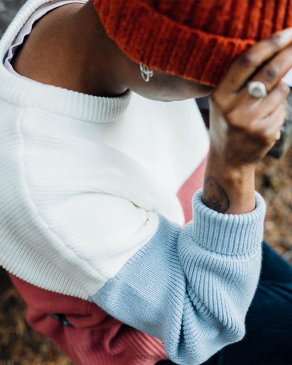 WoClothing Passenger 22N8820 Gondwana Oversized Knitted Jumper Off White Women White