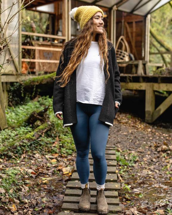 WoClothing Passenger 22N8827 West Coast Recycled Knit Cardigan Black Women Black