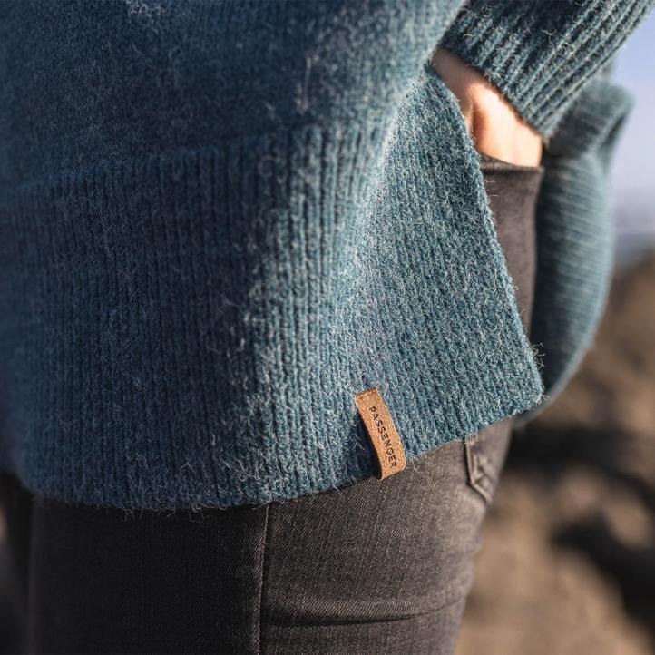 WoClothing Passenger 22N8837 West Coast Knitted Jumper Blue Coral Women Blue