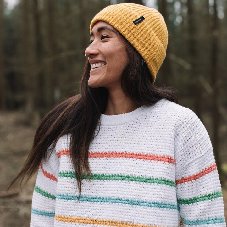 WoClothing Passenger 22N8843 Lakewood Knitted Jumper White Stripe Women White