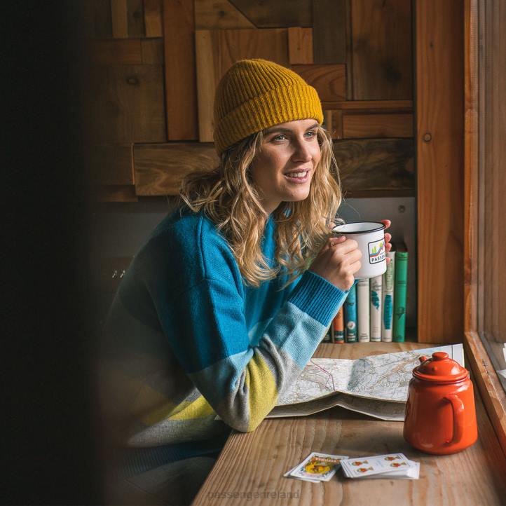 WoClothing Passenger 22N8844 Bay Knitted Jumper Blue Coral Women Blue