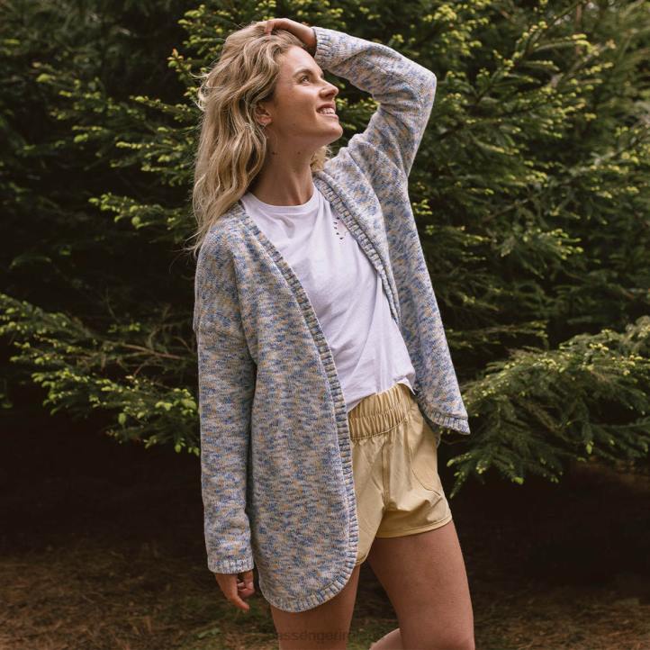 WoClothing Passenger 22N8854 El Alto Cardigan Multi Blue Women Blue