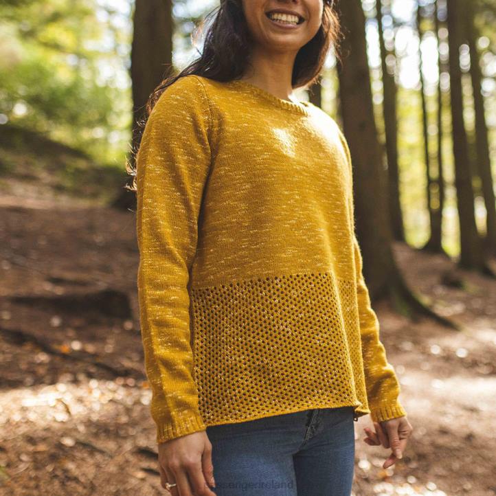 WoClothing Passenger 22N8857 Songbird Knitted Jumper Mustard Yellow Women Yellow