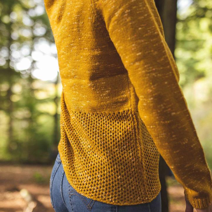 WoClothing Passenger 22N8857 Songbird Knitted Jumper Mustard Yellow Women Yellow