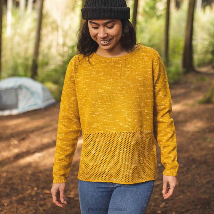 WoClothing Passenger 22N8857 Songbird Knitted Jumper Mustard Yellow Women Yellow