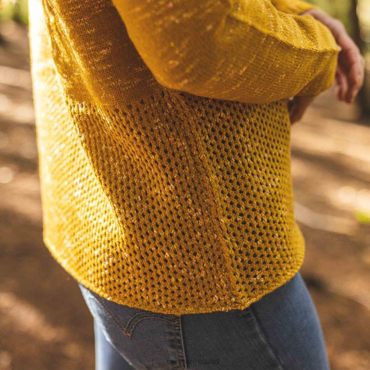 WoClothing Passenger 22N8857 Songbird Knitted Jumper Mustard Yellow Women Yellow