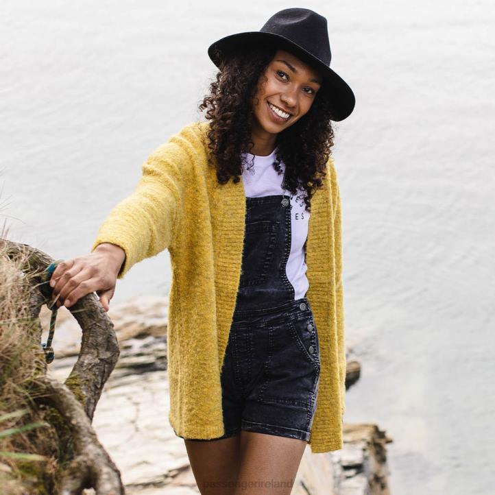 WoClothing Passenger 22N8858 Riverglen Cardigan Ochre Yellow Women Yellow