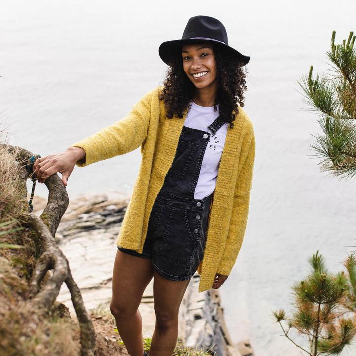 WoClothing Passenger 22N8858 Riverglen Cardigan Ochre Yellow Women Yellow