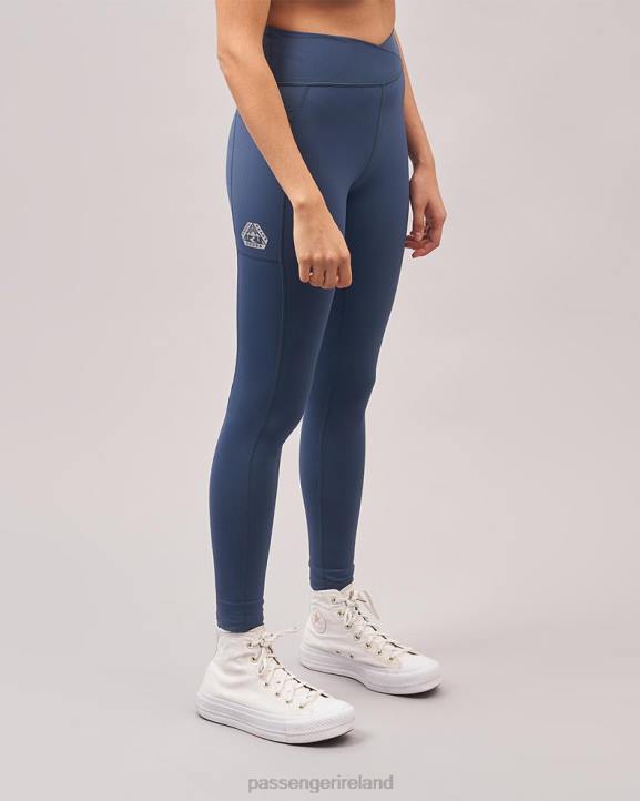 WoClothing Passenger 22N8865 Fresh Air Recycled Leggings Blue Coral Women Blue