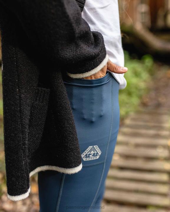 WoClothing Passenger 22N8865 Fresh Air Recycled Leggings Blue Coral Women Blue