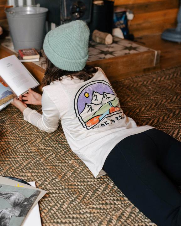 WoClothing Passenger 22N8877 Friday Collective Recycled Cotton Ls T-Shirt Birch Women Birch