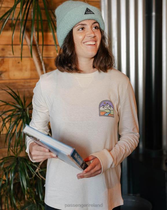 WoClothing Passenger 22N8877 Friday Collective Recycled Cotton Ls T-Shirt Birch Women Birch