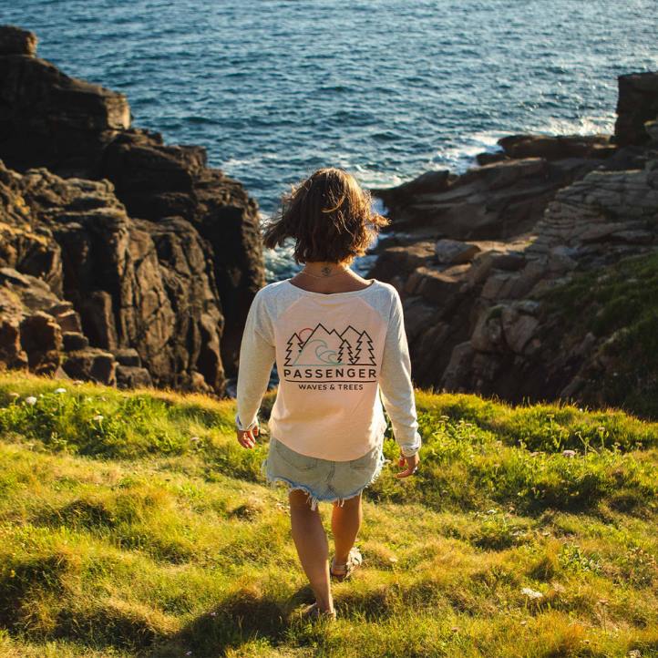 WoClothing Passenger 22N8895 Toba Recycled Ls T-Shirt Barely Pink Women Pink