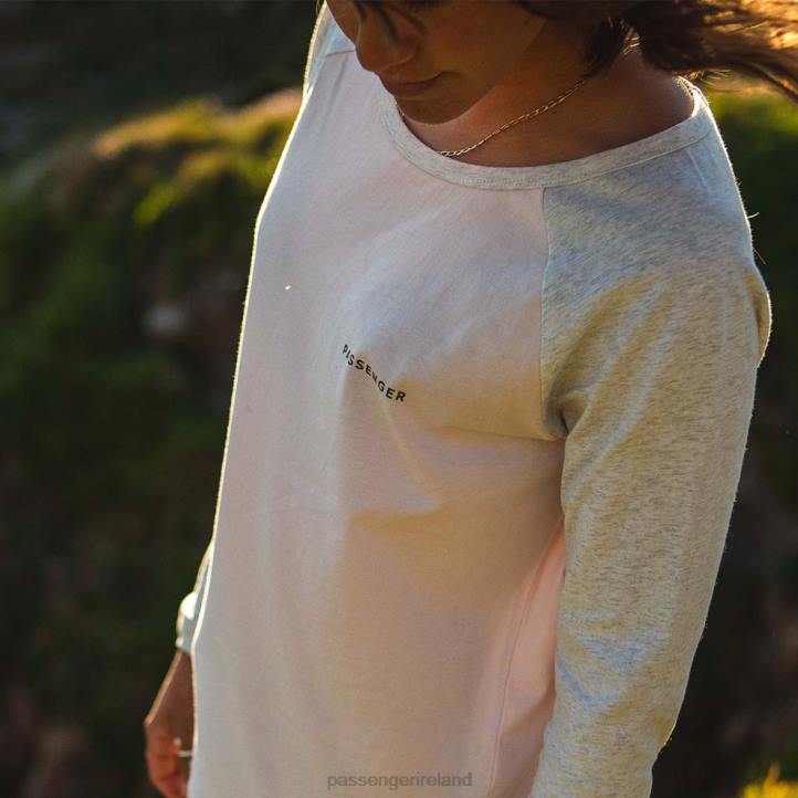 WoClothing Passenger 22N8895 Toba Recycled Ls T-Shirt Barely Pink Women Pink