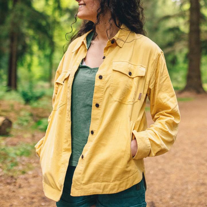 WoClothing Passenger 22N8902 Ray Recycled Cord Ls Shirt Jojoba Women Jojoba