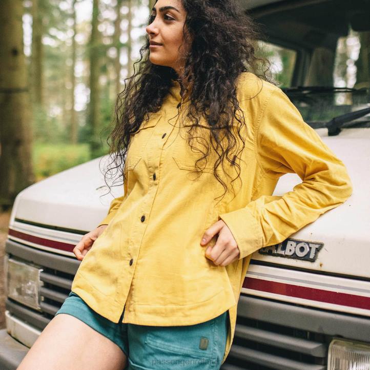 WoClothing Passenger 22N8902 Ray Recycled Cord Ls Shirt Jojoba Women Jojoba