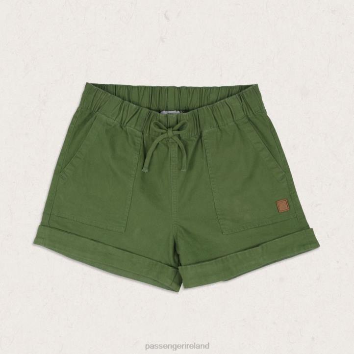 WoClothing Passenger 22N8905 Carriso Organic Cotton Shorts Vineyard Green Women Green
