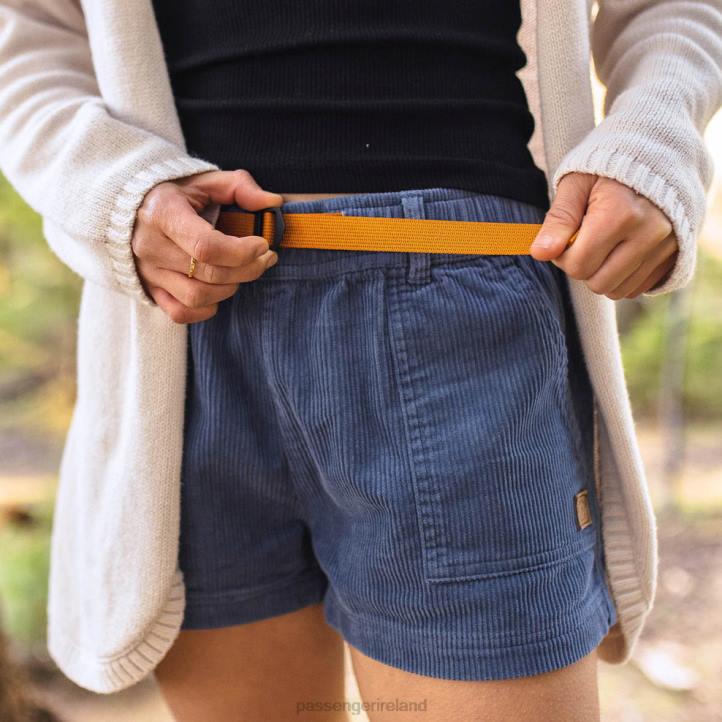 WoClothing Passenger 22N8907 Del Sur Recycled Cord Shorts Stone Blue Women Blue