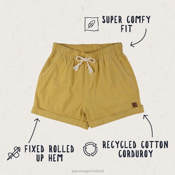 WoClothing Passenger 22N8910 Santosa Recycled Cord Shorts Jojoba Women Jojoba