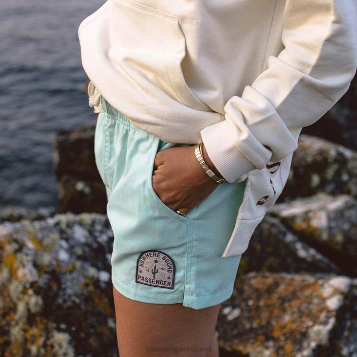 WoClothing Passenger 22N8915 Sunset Short Pastel Turquoise Women Turquoise