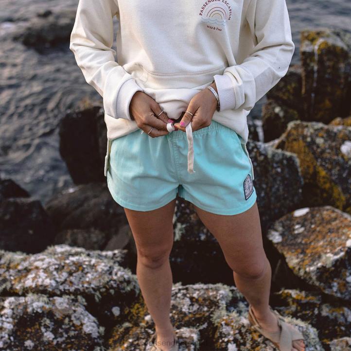 WoClothing Passenger 22N8915 Sunset Short Pastel Turquoise Women Turquoise