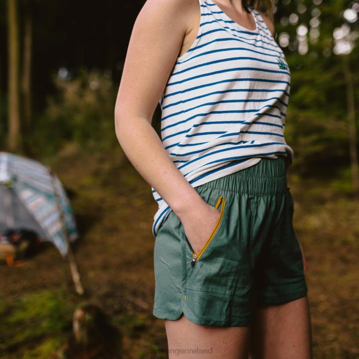 WoClothing Passenger 22N8946 Out There Hemp All Purpose Swim Short Leaf Green Women Green