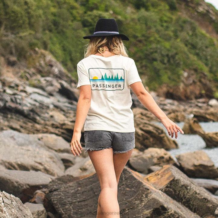 WoClothing Passenger 22N81015 Rinca Recycled Cotton T-Shirt Birch Women Birch