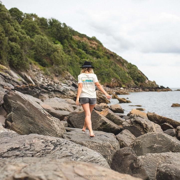 WoClothing Passenger 22N81015 Rinca Recycled Cotton T-Shirt Birch Women Birch