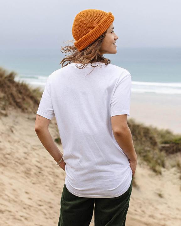 WoClothing Passenger 22N8989 Floral Bloom Recycled Cotton Oversized T-Shirt White Women White