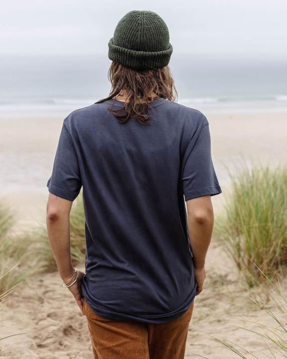 WoClothing Passenger 22N8990 Floral Bloom Recycled Cotton Oversized T-Shirt Charcoal Women Charcoal