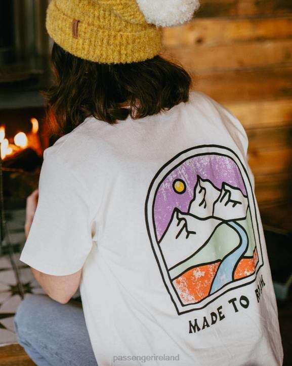 WoClothing Passenger 22N8994 Friday Collective Recycled Cotton T-Shirt Birch Women Birch