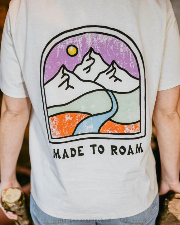 WoClothing Passenger 22N8994 Friday Collective Recycled Cotton T-Shirt Birch Women Birch