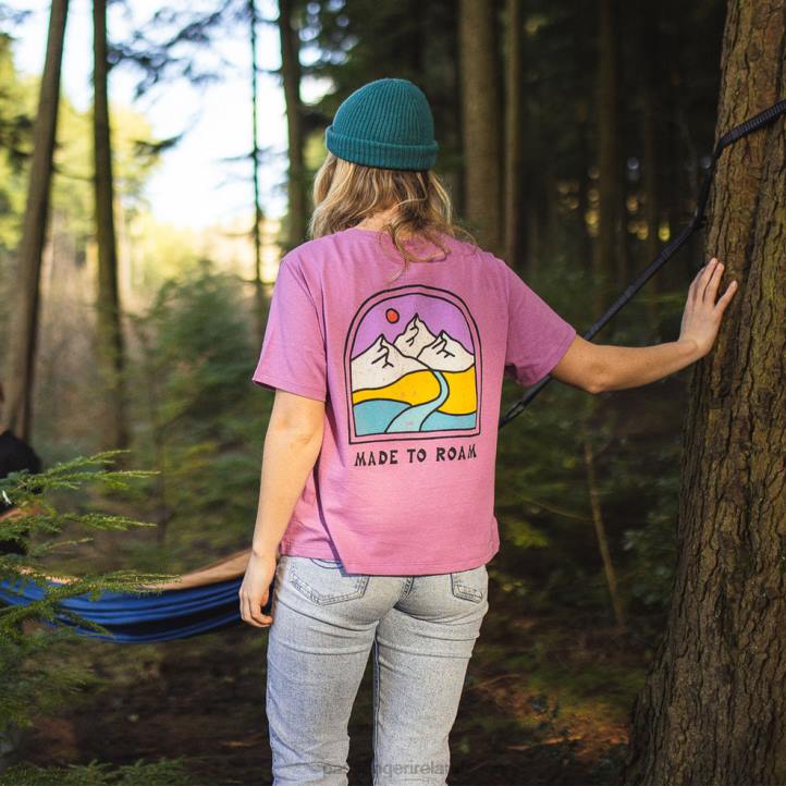 WoClothing Passenger 22N8999 Friday Collective Recycled Cotton T-Shirt Orchid Women Orchid