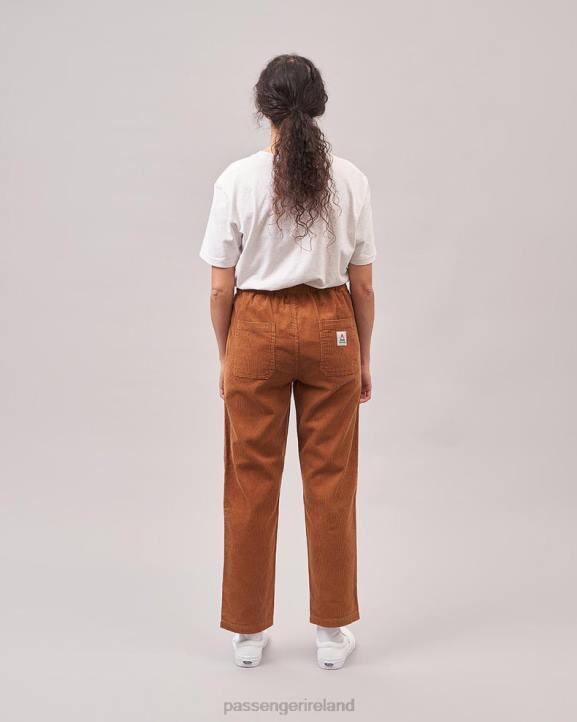 WoClothing Passenger 22N8958 Compass Recycled Corduroy Trouser Coconut Women Coconut