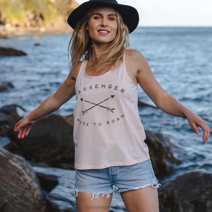 WoClothing Passenger 22N81023 Jinbei Recycled Vest Barely Pink Women Pink