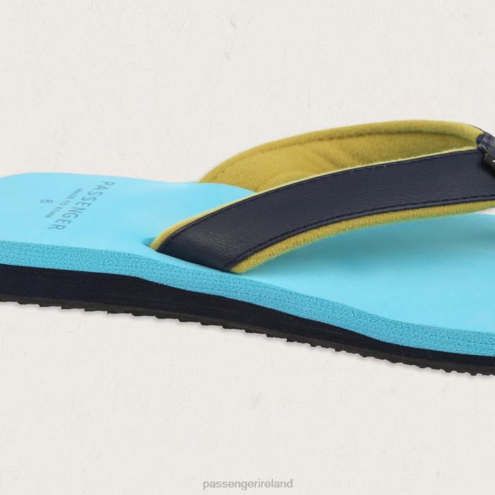 WoFootwear Passenger 22N81097 Lima Flip Flops Pastel Turquoise Women Turquoise