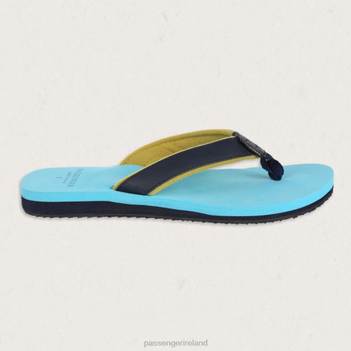 WoFootwear Passenger 22N81097 Lima Flip Flops Pastel Turquoise Women Turquoise