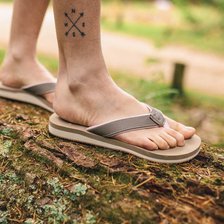 WoFootwear Passenger 22N81100 Lima Flip Flop Taupe Women Taupe