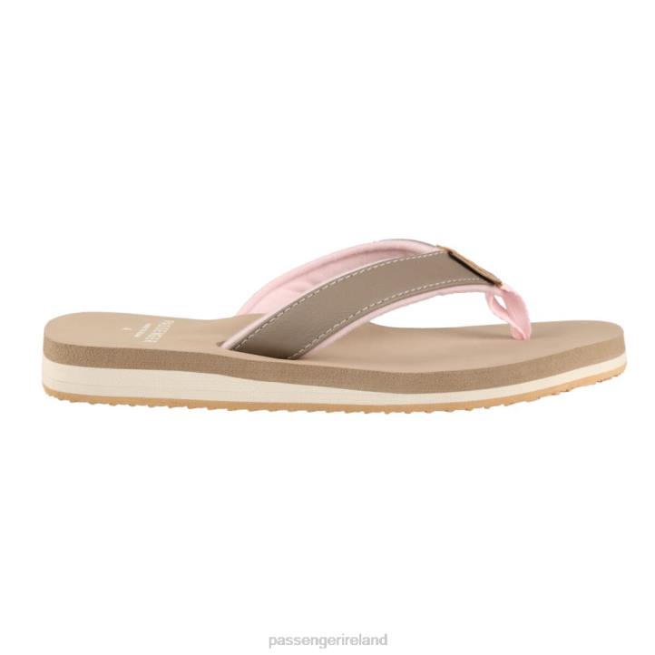 WoFootwear Passenger 22N81100 Lima Flip Flop Taupe Women Taupe