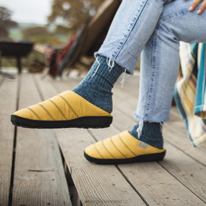 WoFootwear Passenger 22N81102 Sole Recycled Slipper Ochre Yellow Women Yellow