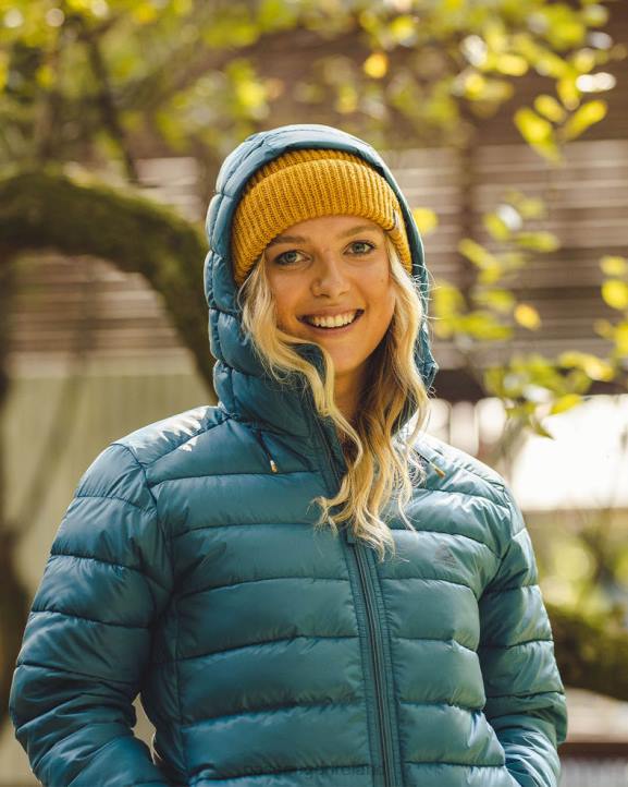 WoHeadwear Passenger 22N81025 Compass Recycled Beanie Mustard Yellow Women Yellow