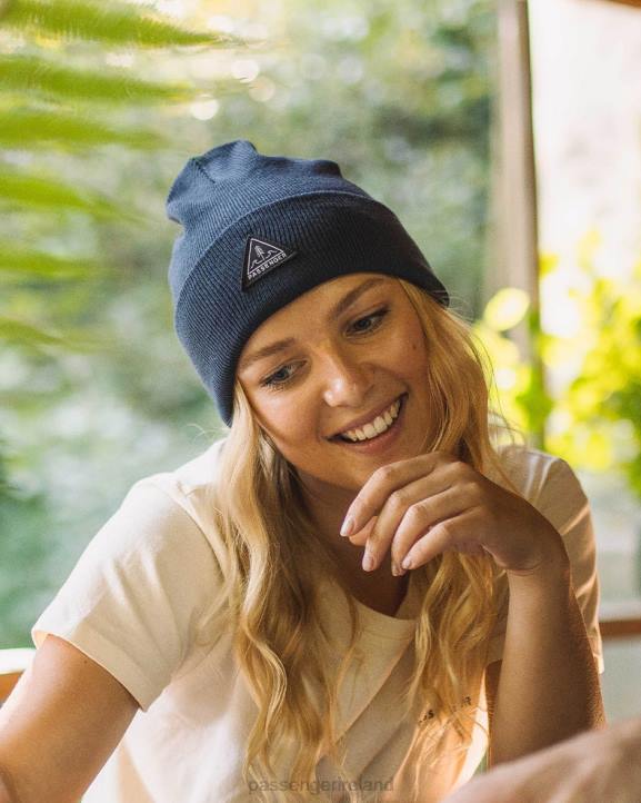 WoHeadwear Passenger 22N81031 Core Recycled High-Top Beanie Navy Women Navy