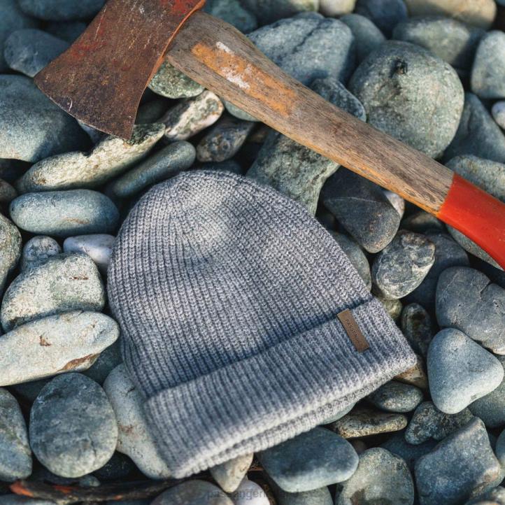 WoHeadwear Passenger 22N81053 Compass Beanie Light Grey Women Grey