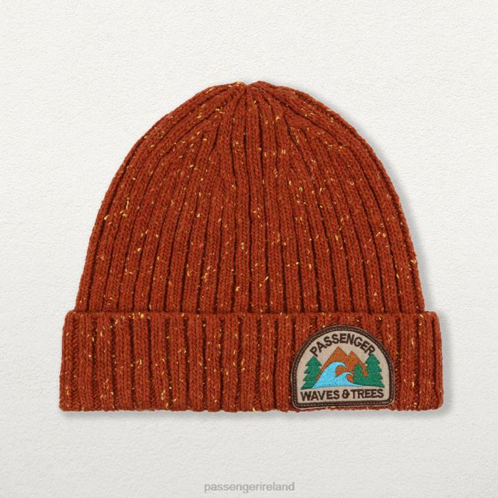 WoHeadwear Passenger 22N81060 Katira Rib Knit Beanie Picante Red Women Red